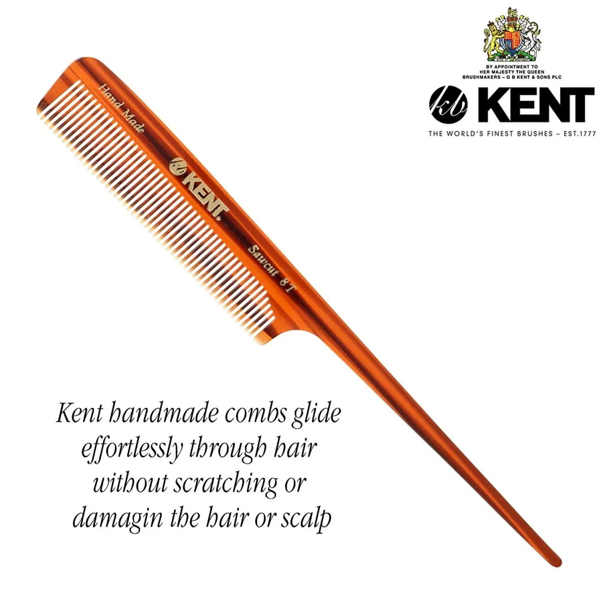 PEINETA PARA CABELLO FINO DE 200 mm CON COLA - Imagen 5